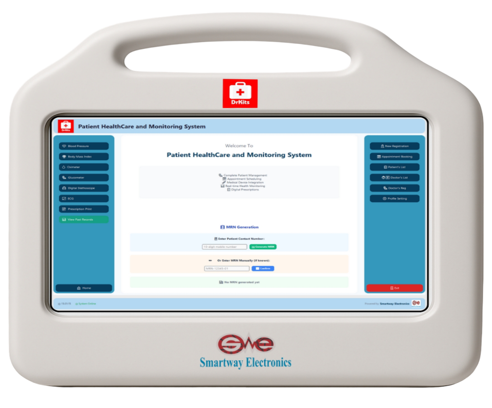 Dr.Kits Portable Healthcare and ICU Monitoring System